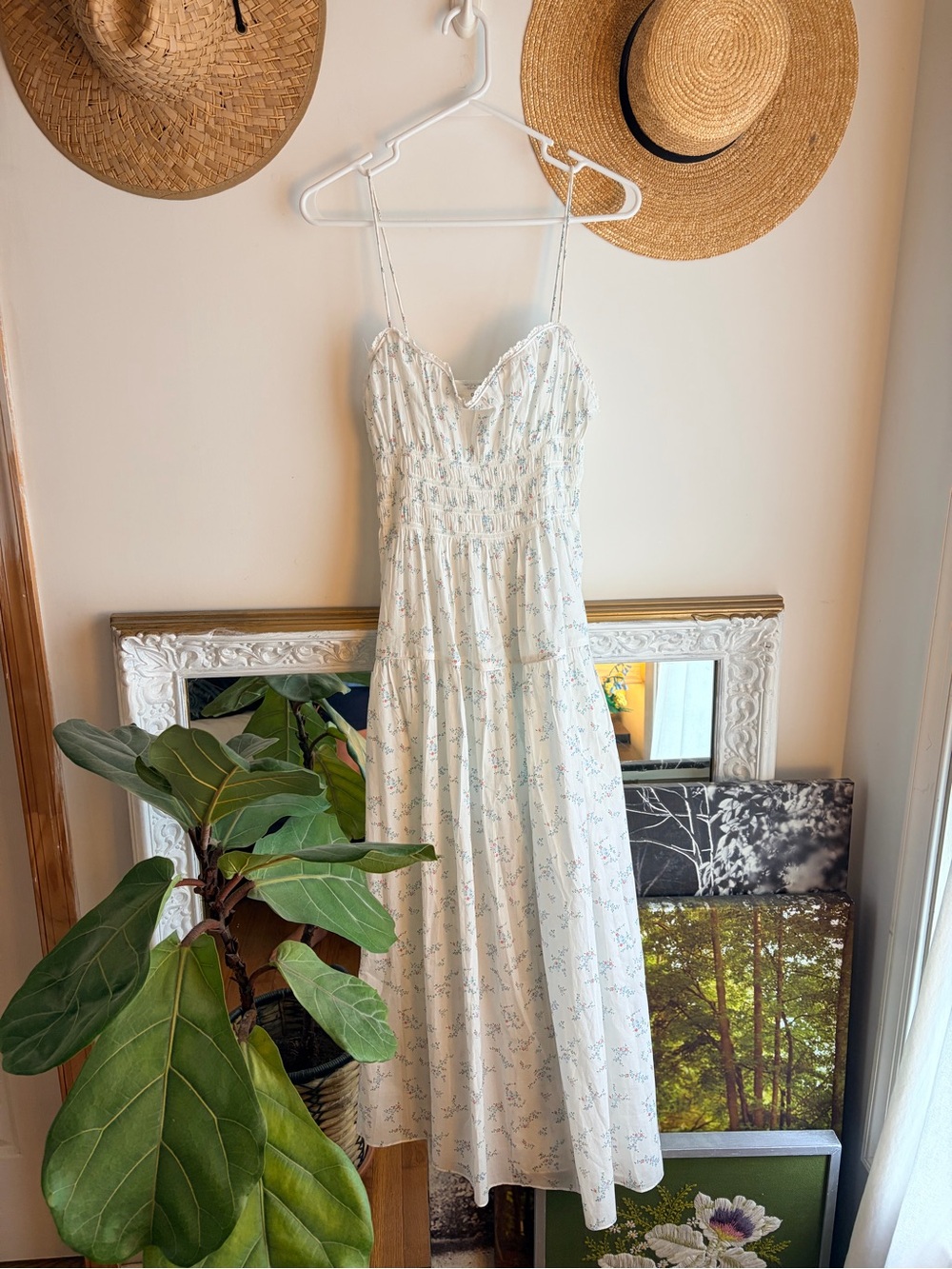 NEW DÔEN Brigide Organic Cotton Voile Sundress Cottage Grove Sz medium